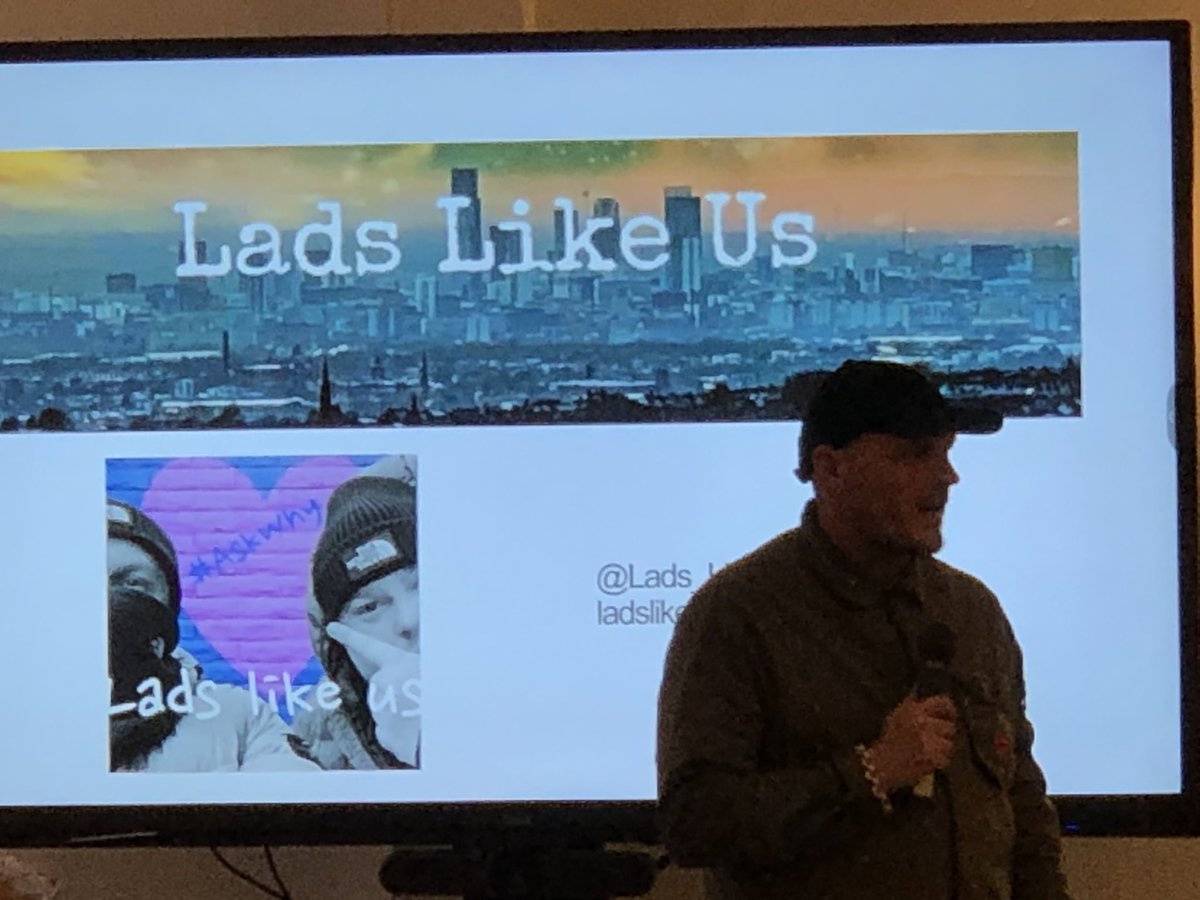 ‘My behaviour spoke a thousand words. It took til I was 33 for someone to sit me down and talk to me like a human being’ @Lads_Like_Us Danny @LancsVRN conference