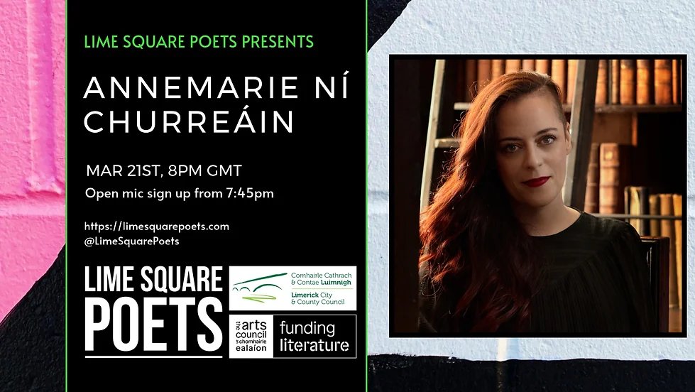 📚⚡️Join us this Thursday 21 March 8pm for an hour of poetry inspiration! 🐎 I'll be reading new poems in celebration of ghostgirls, restless girls & sworn sisters!⭐️Thanks to @LaurenODonovanW & organisers of @LimeSquarePoets. Get signed up friends!