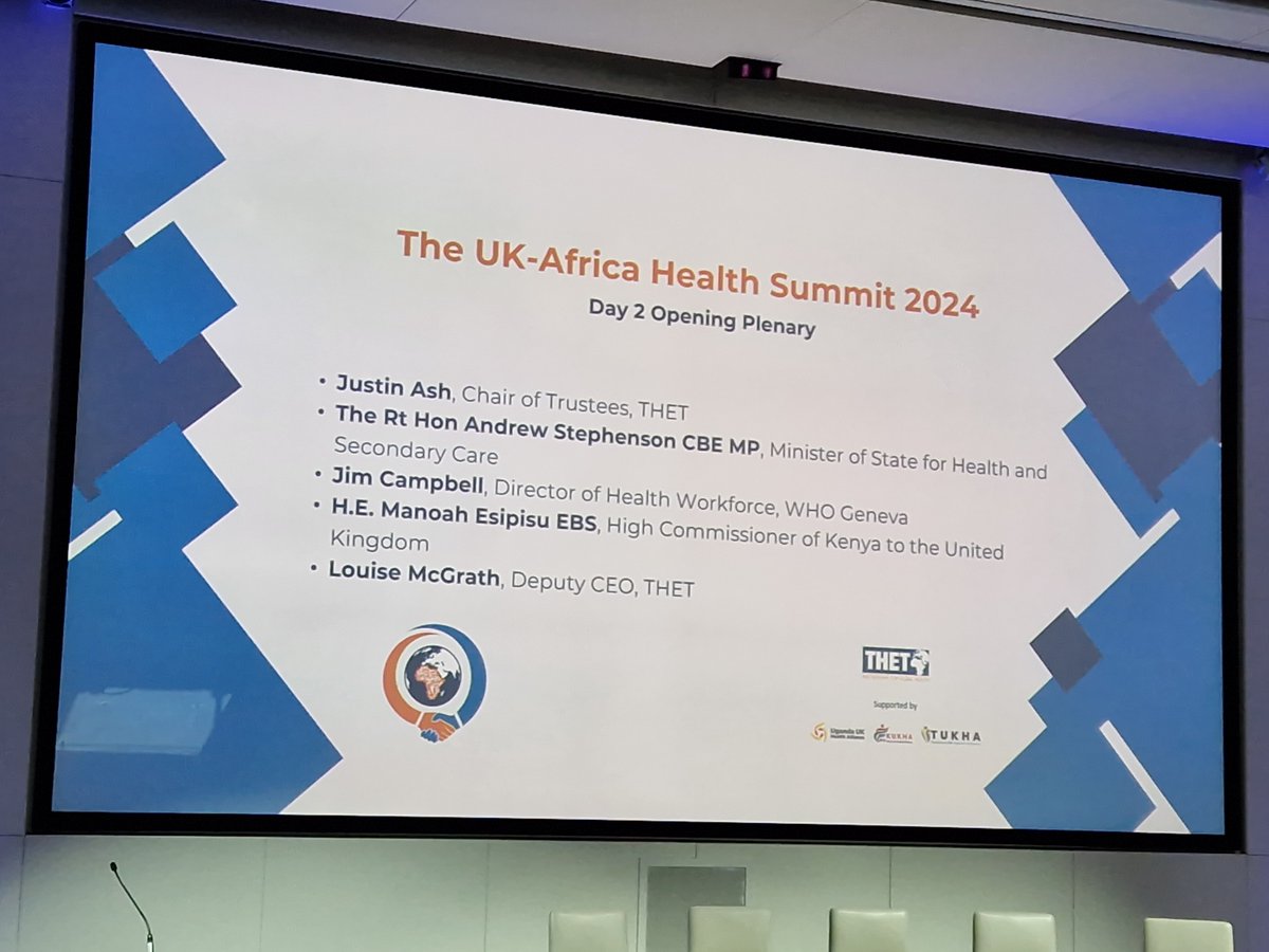 Excited to be attending ##ukafricahealthsummit @THETlinks @comm