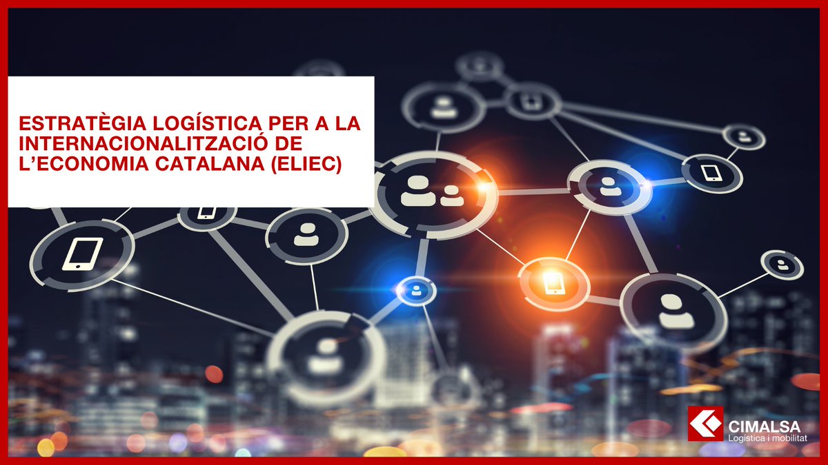 👉 #CIMALSA coordina l’Estratègia Logística per a la Internacionalització de l’Economia Catalana (#ELIEC), amb l’objectiu de fomentar el desenvolupament i la competitivitat del sector. 

💥Són un total de 60 mesures establertes que anirem presentant.

#logística #mobilitat