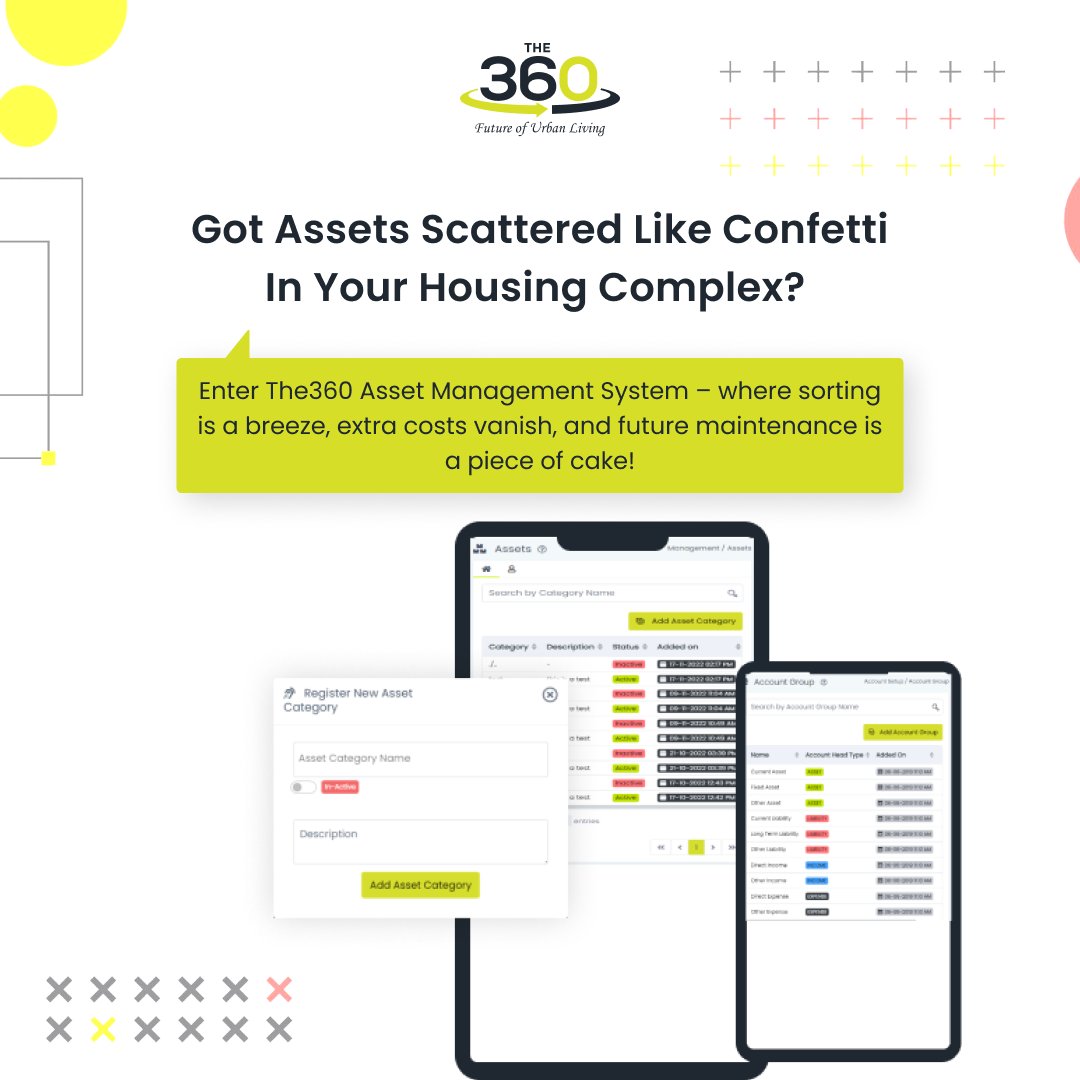 🛠️ Keeping assets in line with The360! From fire equipment to pumps, we've got it all covered. No more breakdown blues, just smooth sailing in your housing haven! 🌟🏠

#360AssetBliss #The360app #housingcomplex #assetmanagement #housingmanagement #GatedCommunityManagement