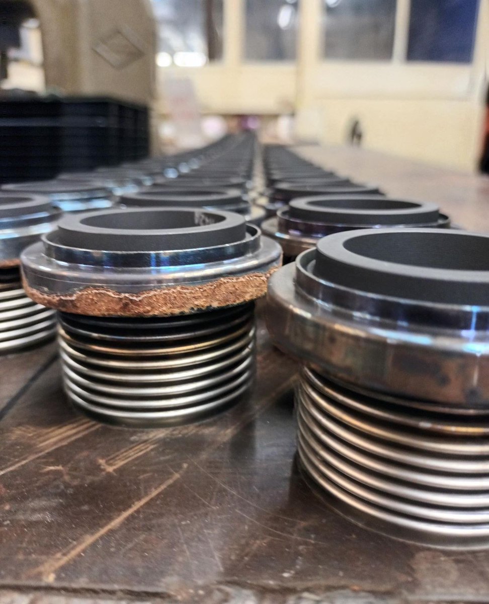 A whole lot of bellows sub-assemblies after brazing! #RotaryUnions #swiveljoints #ukManufacturing #leamingtonspa #ukmfg #gbmfg #ukmanufacturer #engineers #engineering #maintenance