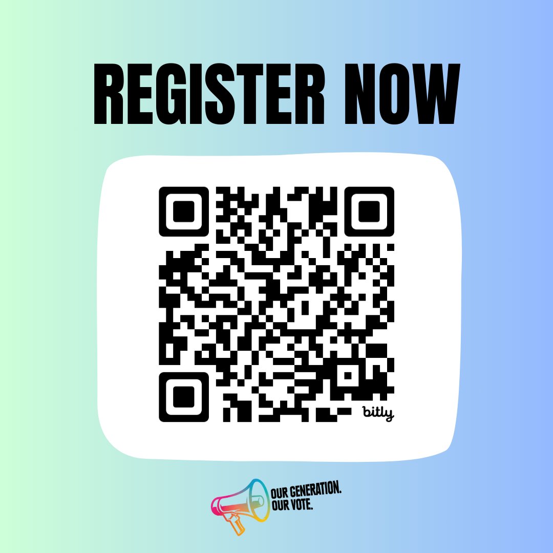 We're part of 'Our Generation Our Vote', a UK wide project aimed at teaching young people about politics and democracy, whilst also creating a space for young voices pre-general election 💪 Work with young people and want to take part? Visit the QR code below for more ⬇️