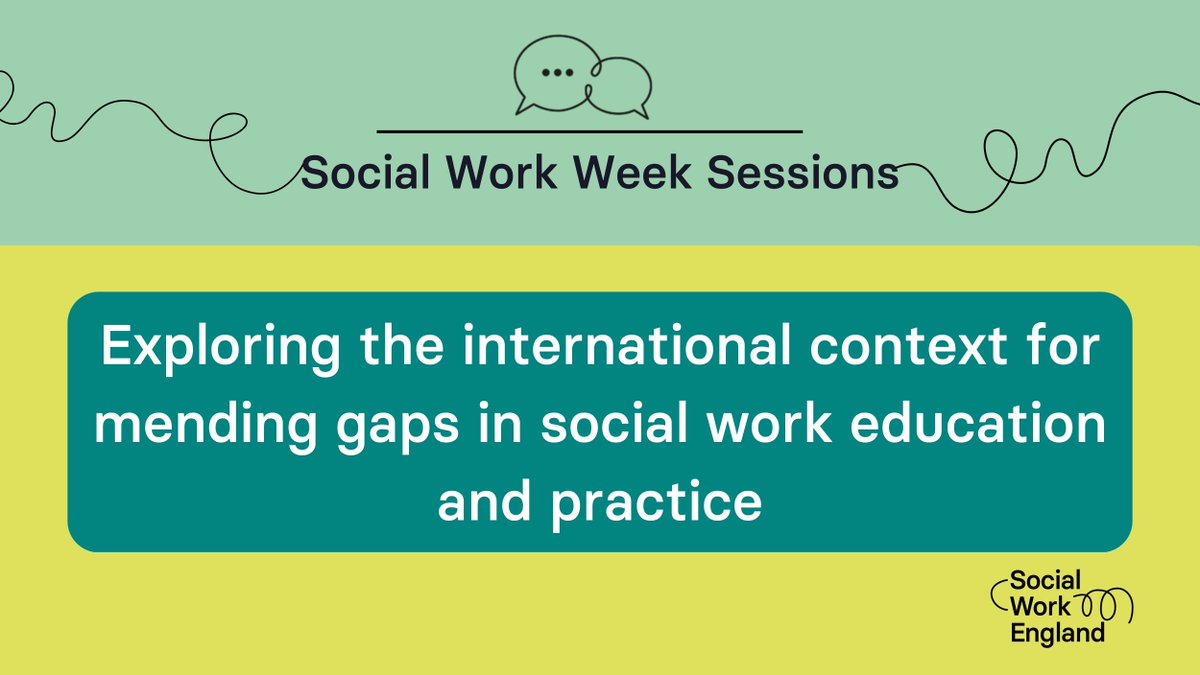 This next session at #SocialWorkWeek2024 will be led by the international network PowerUs and discuss how we can meet the global aims for social work. With @OpenUniversity @lunduniversity @uniofeastanglia @TISSpeak and @Solnetwork1 ow.ly/GYre50QVOcG