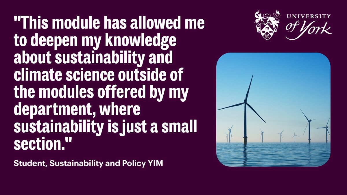 Join our 'Sustainability and Policy' elective module to explore how policy engagement tackles environmental & social challenges and work in interdisciplinary student groups to tackle real-world issues! Available to 3rd Year UGs in 24/25. Visit here: bit.ly/499bs3A
