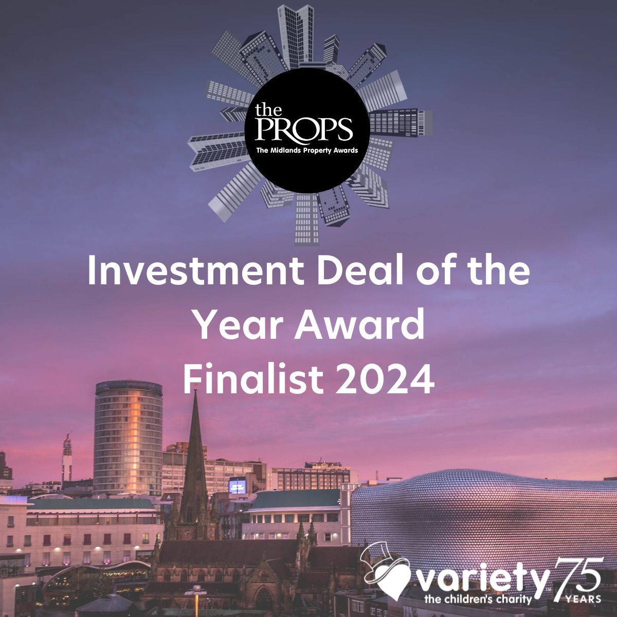 We are so excited that our neighbourhood Moda, Great Charles Street has been shortlisted for Investment Deal of the Year at the @VarietyGB Midlands Props Awards 🙌