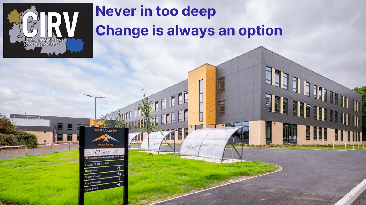 @westcovacademy thank you so much for hosting us today- what a fantastic bunch of year 10s. It was a pleasure speaking with them today. 
#neverintoodeep
Change is always an option. 
#CIRV #Coventry