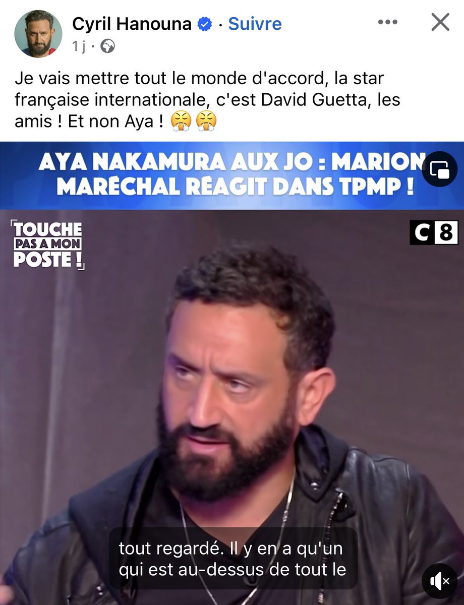 Franchement, TU AS DÉPASSÉ LA HONTE ! La seule question à laquelle tu aurais dû répondre est la suivante ; @AyaNakamuraa mérite t’elle d’être insultée par tes amis de l’extrême-droite !!!? Ta réponse en crabe est un alignement sur tout ce racisme décomplexé ! Devant l’histoire…