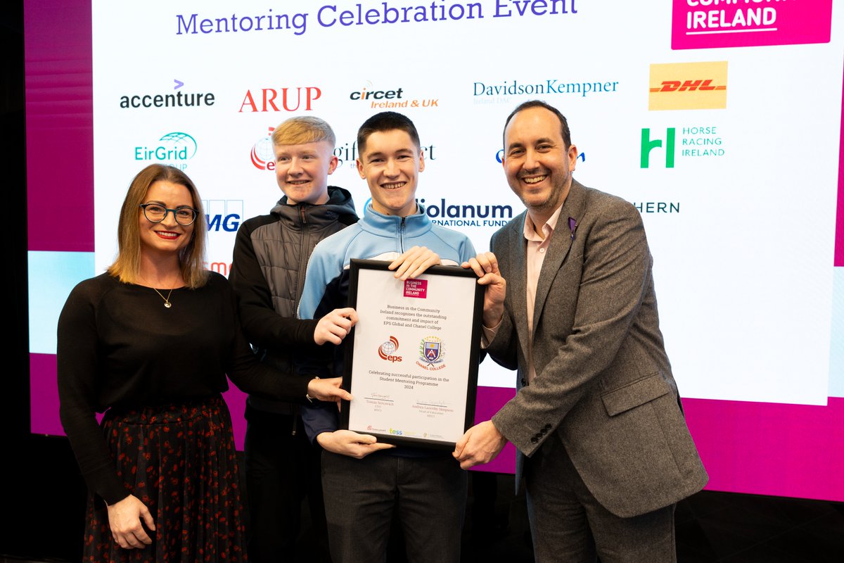 Hooray for the Student Mentoring Programme class of 2024! We had a graduation event in @KPMG_Ireland offices to recognise the commitment of mentors & the achievements of the students. Let's celebrate the partnership of @EPSGlobal1 & @Chanel_Dublin #MentoringMatters