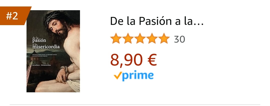 llucbuch's tweet photo. El libro "De la Pasión a la Misericordia" está el n.2 de "Cristianismo" en https://t.co/ki7LThbuh8

Gracias de veras. Ojalá esos textos puedan seguir llegando a mucha gente. https://t.co/jecgD9VfV2