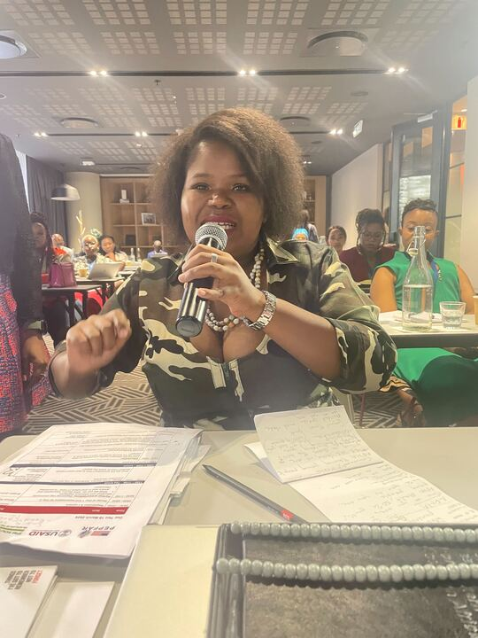 gjkumwenda's tweet photo. PowerInTheHouse!!! @Lerato calls out to the room to walk the talk! Young people need to also hold themselves accountable. Young people will not know how to hold others accountable if they can't be accountable! 
#IPM/AVAC Partners meeting
@ywhpc_caspr 
@HIVpxresearch https://t.co/p1uLVkYrPy