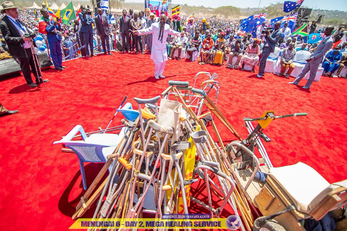 Kesesi_Fred's tweet photo. It's no longer hidden nor is it  speculation. 

This is a fact based on the events of 16th &amp; 17th  March 2024 at Menengai grounds Nakuru. 

ELIJAH THE MIGHTIEST PROPHET OF JEHOVAH YAHWEH IS BACK. 
He simply walked in with THE LORD &amp; miracles broke out. 
#PrepareTheWay https://t.co/DG88U5XGfB