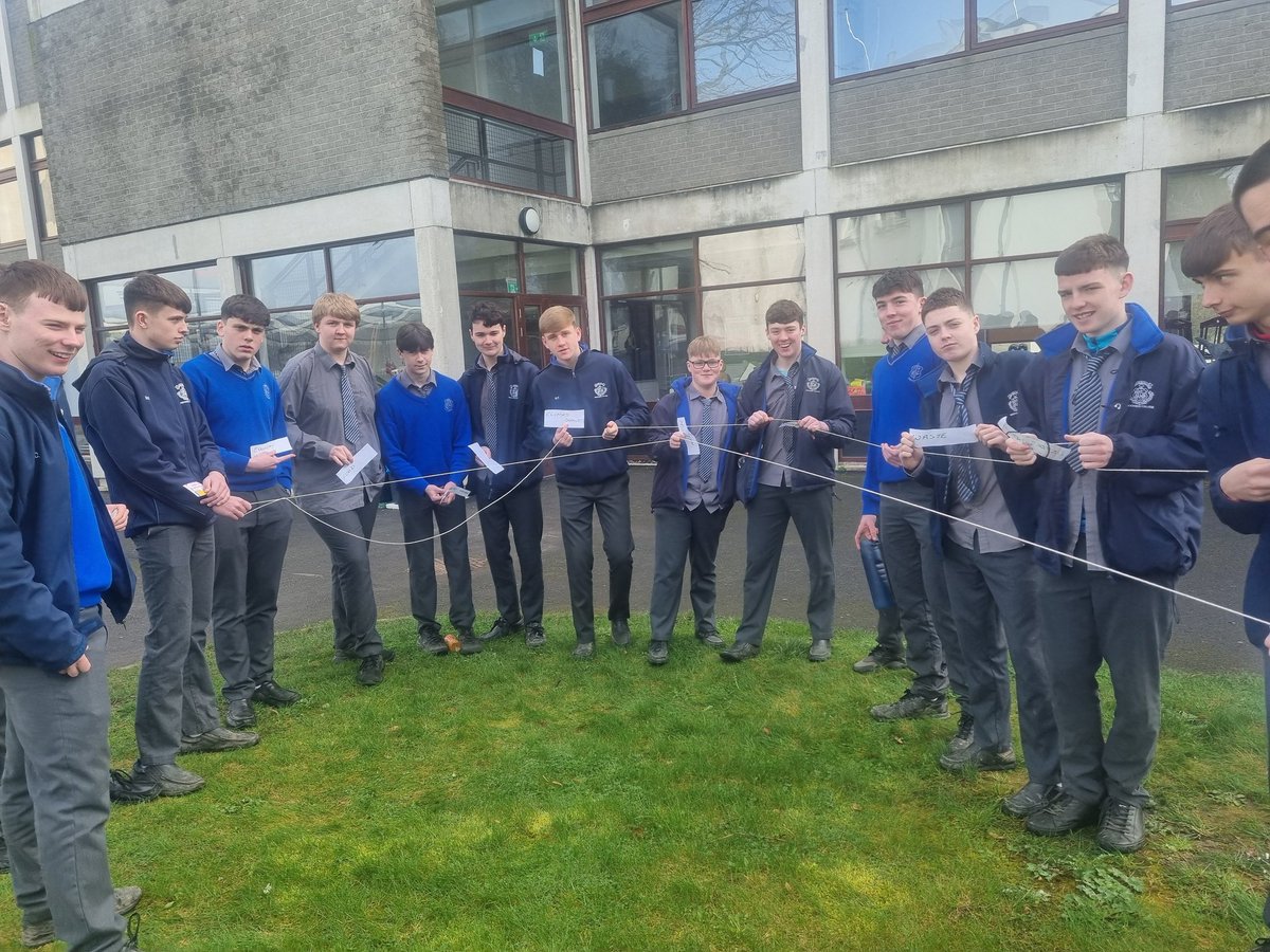 Our last grp of @knockbegcollege TY's for the Yr in the @SusanAdamsEco env education module actively explored #systemlinks this morning @Carlow_Co_Co @climate_ambass @GreenSchoolsIre @county_carlowEN
