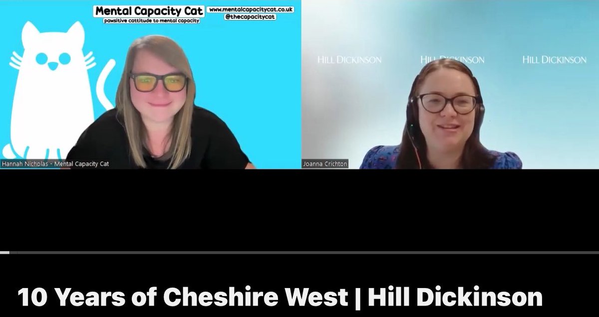 We spent some time with Joanna Crichton from Hill Dickinson reflecting on the impact of the decision in Cheshire West 10years on.

Check it out here: youtu.be/tU7TT5gG9Eo?si…

@HD_Health 

#SocialWorkWeek2024 #worldsocialworkday #deprivationofliberty
#pawsforthought