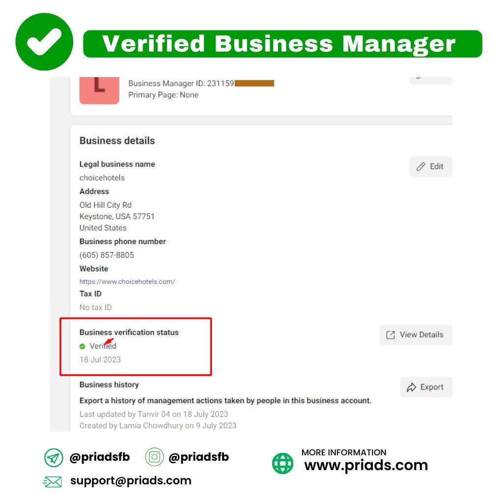 priadsfb's tweet photo. "Unlock the full potential of your eCommerce and dropshipping efforts with Facebook's Verified Business Manager. Elevate your brand's credibility, streamline ad purchases
#ECommerceExcellence #VerifiedSuccess #DropshippingDominance #FacebookBusiness https://t.co/KabCiuxIjA