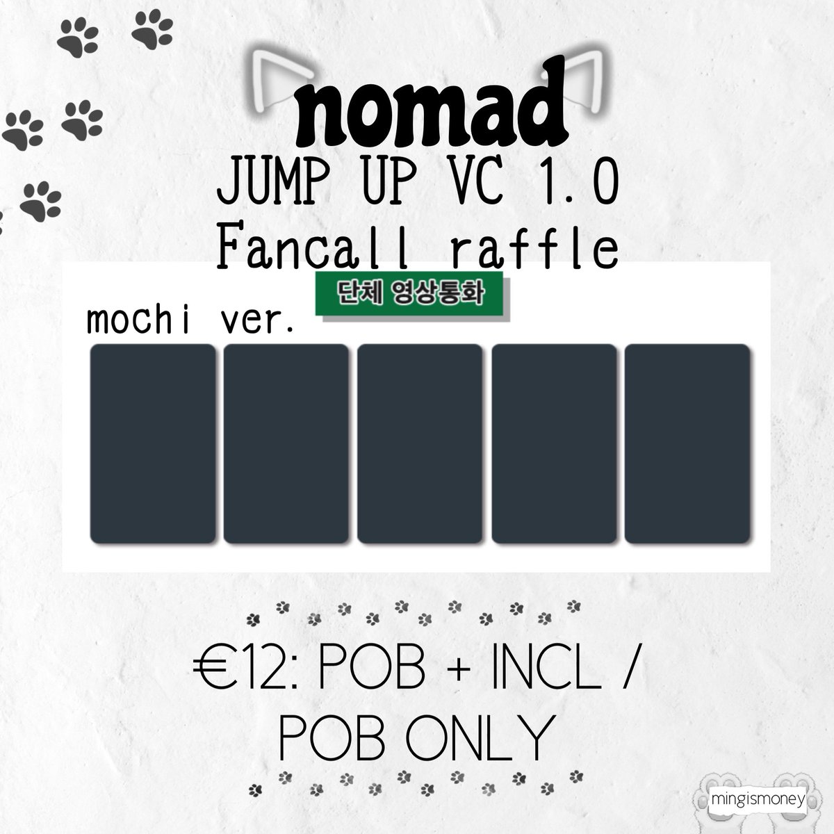 woobinsfate's tweet image. Have a raffle open for the latest nomad call with JumpUp!

One ✅✅
Rivr ✅

Another set will be opened if they get claimed 💗

🔗 instagram.com/p/C4pksAEg_yF/…

#NOMAD #NOMADGO