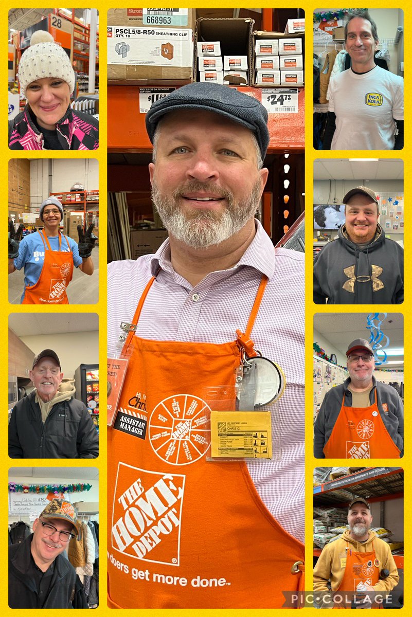 HomeDepotCadill's tweet photo. Lots of fun, spirit, and participation on the first day of our Spring Success Sharing Celebration Week! It was wear a hat day or the color yellow. The Fun Committee decorated with the theme of Under The sea beach vacation with donuts and bagels! #springsuccesssharing! 🍩🥯🐠🏖️ https://t.co/r9i3GhJQOR