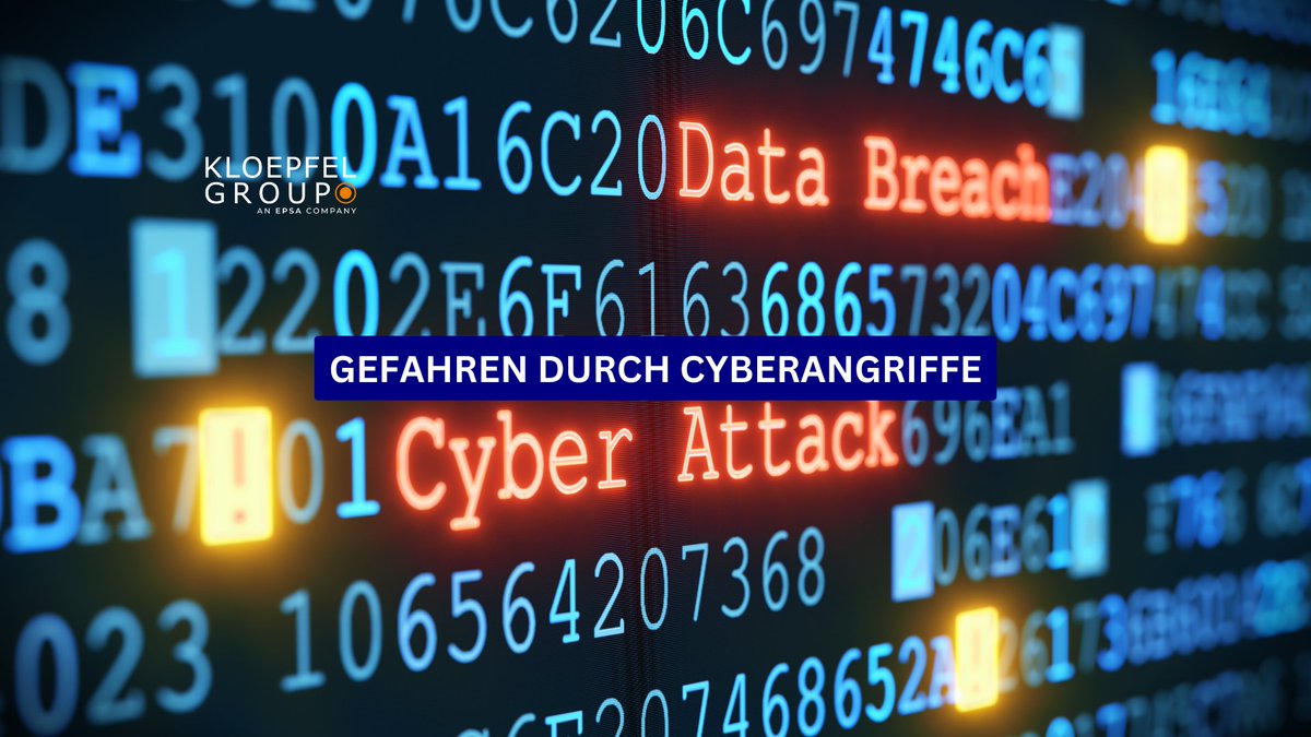 Gefahren durch #Cyberangriffe. kloepfel-consulting.com/presse/ratgebe…