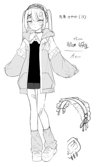 次の漫画のキャラデザができた 