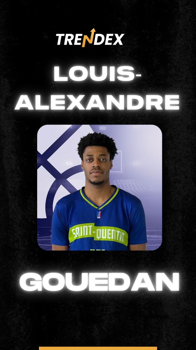 🔥Launch of Louis-Alexandre Gouedan 🔥 📆Tuesday, March 19th , 7:00PM CET 🏀Center at St-Quentin U21 Only 4000 Trends at €1 🚀 Sign up now! app.trendex.vip/asset/louis-al… #trendex #trendextalent #basketball #stquentin #trendexfanclub #louisalexandreg