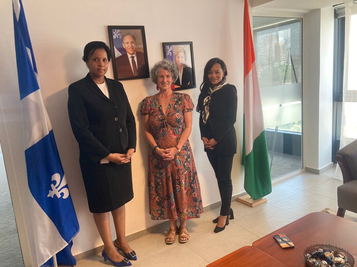 @QuebecAbidjan reçoit la visite de Madame Valérie Amiraux, vice-rectrice aux partenariats communautaires et internationaux à @UMontreal.  qui effectue une mission à Abidjan. Les échanges furent enrichissants et la collaboration s'annonce prometteuse.