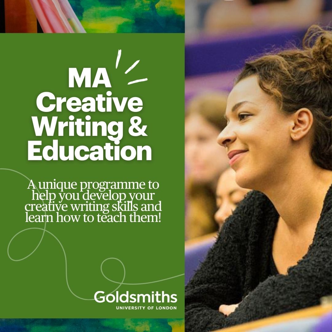 📢#ApplyNow to our unique MA Creative Writing & Education Programme to anyone who wants to thrive as a creative writer and are passionate about learning! 🔗gold.ac.uk/pg/ma-creative… 📩 F.Gilbert@gold.ac.uk
