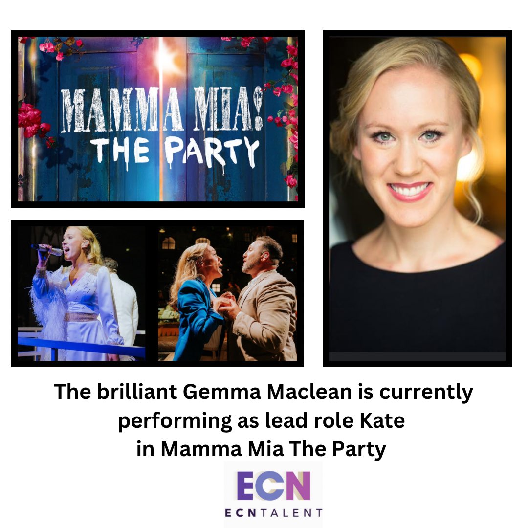 ECN Talent (@ecntalent) on Twitter photo The brilliant Gemma Maclean is currently performing as lead role Kate in <a href="/mammamiapartyuk/">Mamma Mia! The Party (London)</a>
#musicaltheatre #theatre #westend #actorsagent #musicaltheatreagent #abba #singing #dancing #actor The brilliant Gemma Maclean is currently performing as lead role Kate in <a href="/mammamiapartyuk/">Mamma Mia! The Party (London)</a>
#musicaltheatre #theatre #westend #actorsagent #musicaltheatreagent #abba #singing #dancing #actor