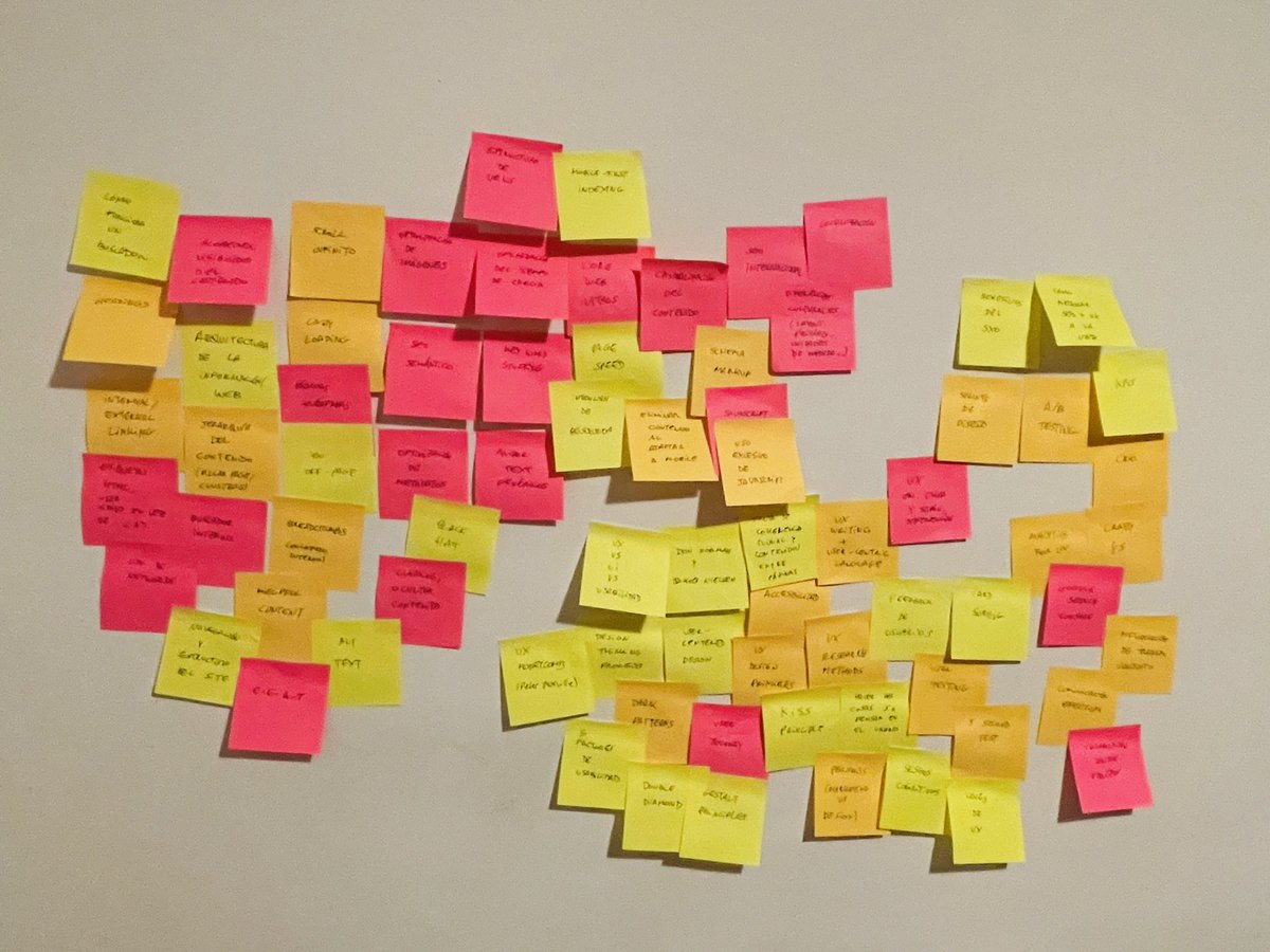 sarafdez's tweet image. Last night, my bedroom turned into an improvised UX lab, with walls plastered in post-its as I organized my ideas for one of my current projects. The journey from concept to creation starts here! 🤓 #affinitymapping
