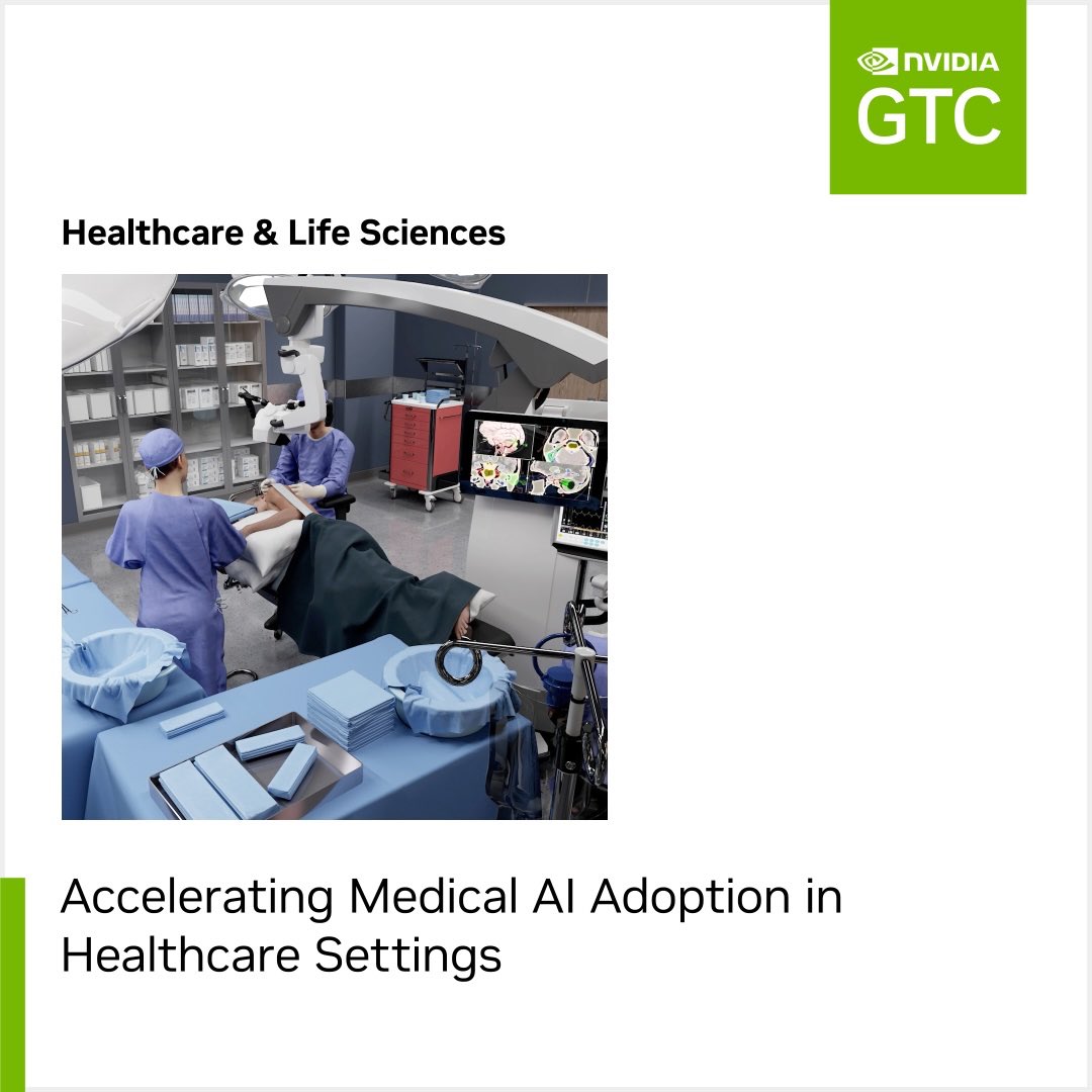 #GTC24 has begun! Looking forward to my session ‘Accelerating medical AI adoption in healthcare settings’ this tomorrow, 20 March 11am GMT. Find out more👉 nvidia.com/gtc/sessions/a… Register 🪧 nvidia.com/gtc #AIinHealthcare @ProjectMONAI @nvidia @NewtonsTreeAI