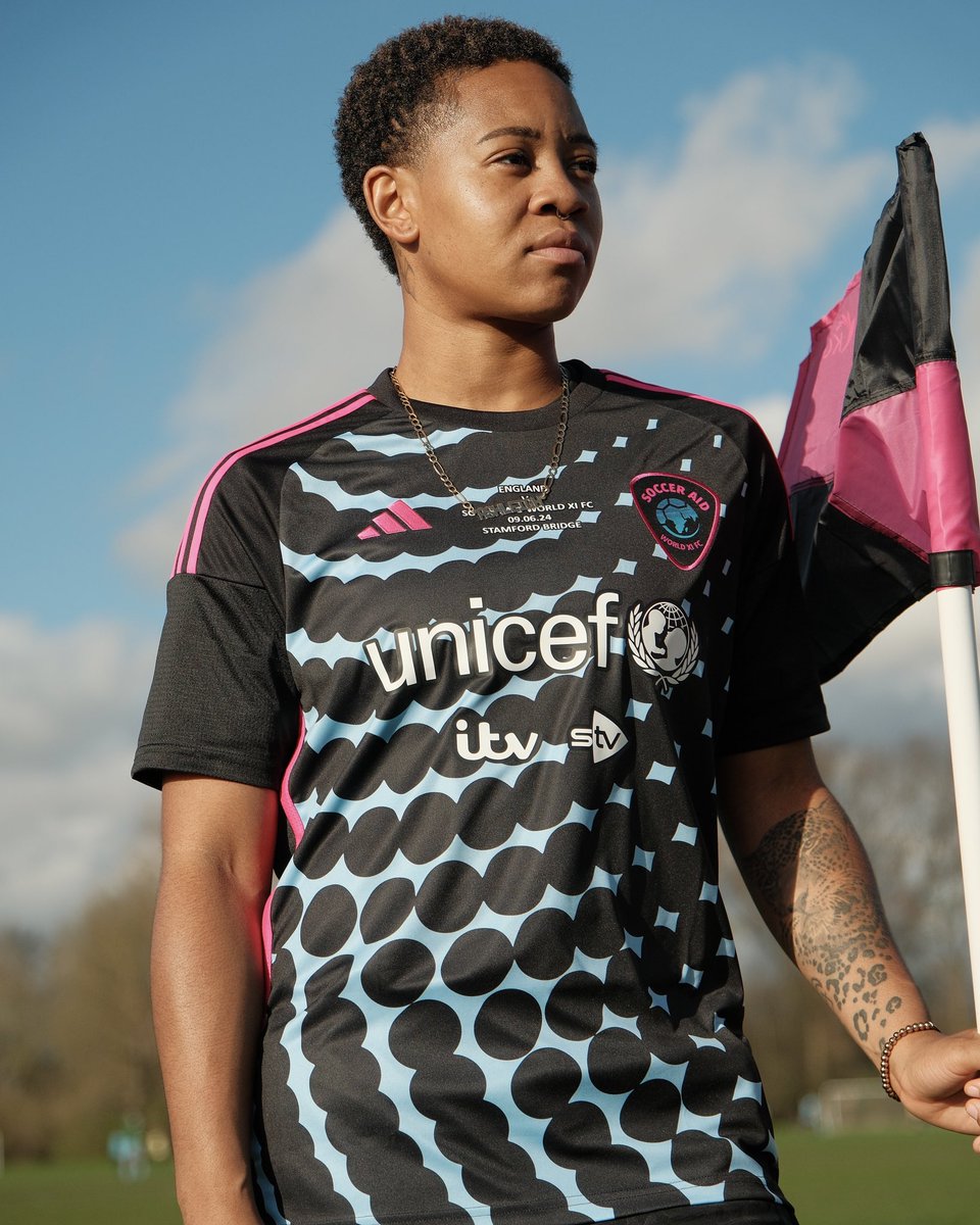 Inspiring London, inspiring the world.   Introducing the @socceraid World XI FC jersey. 🌍   Representing the World XI, we're spotlighting some of London's community heroes showcasing culture and heritage in the city: