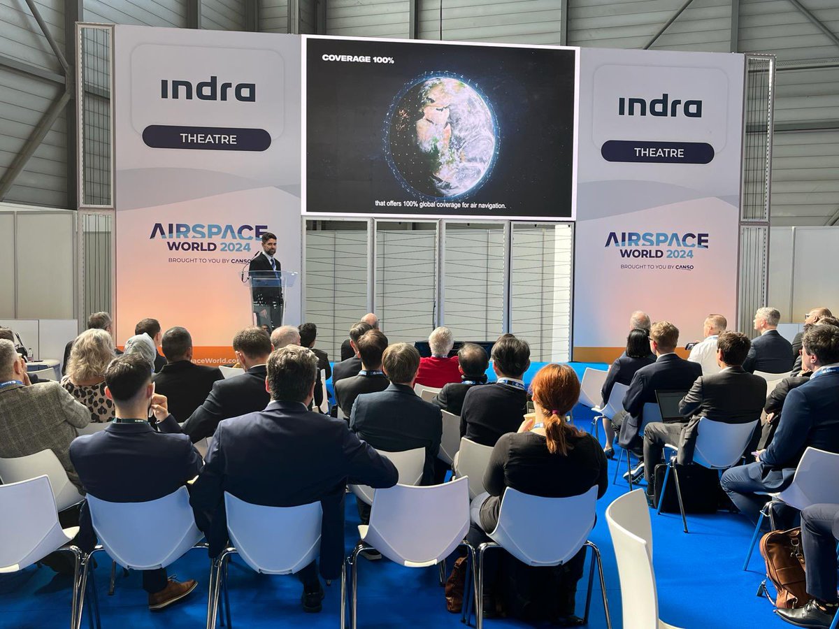 🗣️Juanjo Cornejo, Director of Business Development <a href="/StarticalBD/">startical bd</a>, has presented the progress of #startical &amp; the approval of the aeronautical frequencies for the use from the space at the #conference “the Future of Satellite-based Communications and Surveillance”.

#AirspaceWorld