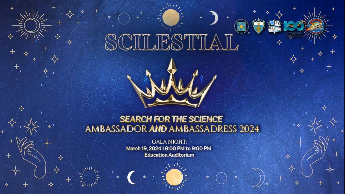 HAPPENING NOW 🔴 
Live at the UST Education Auditorium

SCILESTIAL: Search for the Science Ambassador and Ambassadress 2024

youtube.com/live/P9lqX1MnX…

#GalingScience