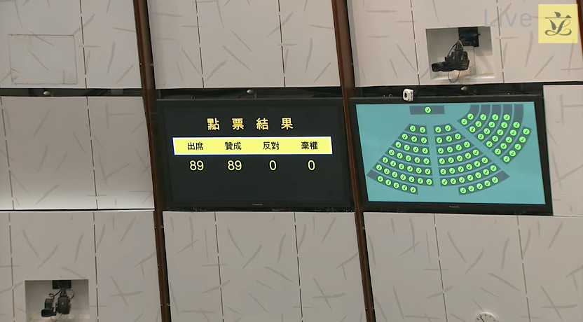 BREAKING: Draconian #Article23 national security legislation has just been passed by the rubber-stamp Legislative Council by a vote of 89-0, cementing #HongKong's status as a full-fledged authoritarian polity. Yet another milestone in HK's very dark recent history.