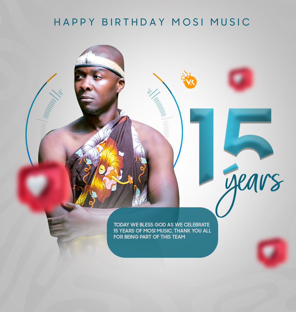 Today, we commemorate 15 years of Mosi Music, expressing our gratitude for your invaluable support and participation in this journey.