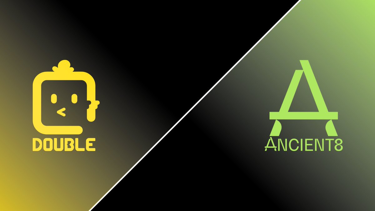 Double Protocol - DePIN Marketplace (@doubleprotocol) on Twitter photo Double Protocol 🐤 is joining forces with <a href="/Ancient8_gg/">Ancient8 (🎮,🟢)</a>💚 to bring accessibility and utility to digital assets
Ancient8 Chain is a gaming-focused community-driven #Layer2 powered by the #OP Stack and enhanced with @CelestiaOrg - Ancient8’s main vision is to empower the next 100M Double Protocol 🐤 is joining forces with <a href="/Ancient8_gg/">Ancient8 (🎮,🟢)</a>💚 to bring accessibility and utility to digital assets
Ancient8 Chain is a gaming-focused community-driven #Layer2 powered by the #OP Stack and enhanced with @CelestiaOrg - Ancient8’s main vision is to empower the next 100M