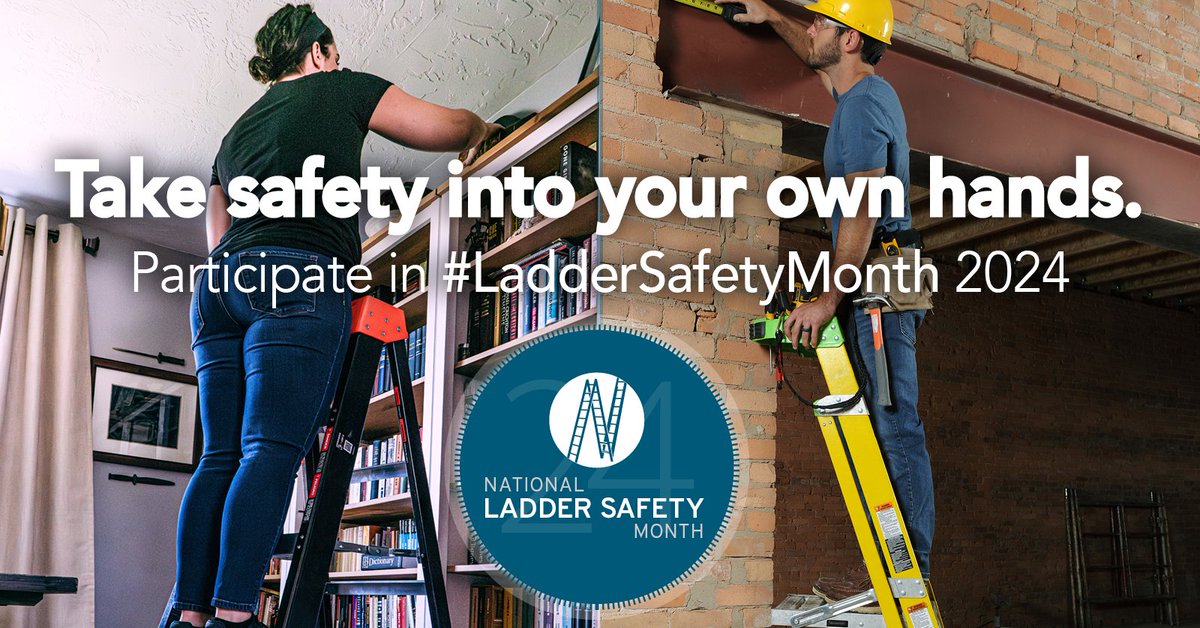 sentryelecgrp's tweet photo. Get back the basics … the basics of ladder safety! March is #LadderSafetyMonth. Learn more: https://t.co/xbU2whRLl9 https://t.co/FLUMM6p8dP