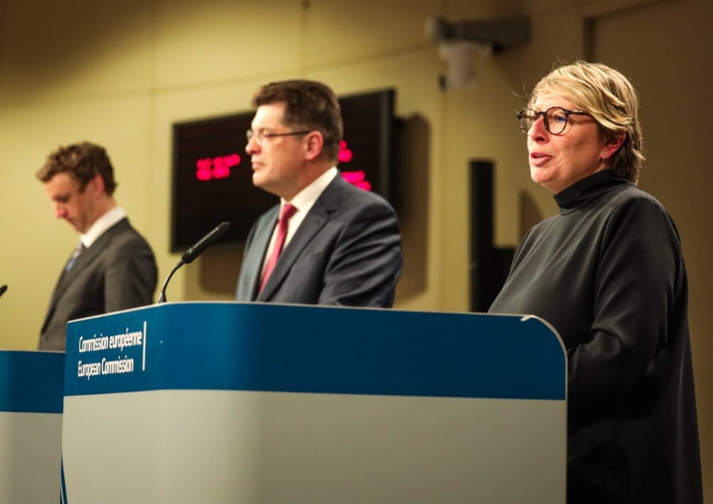 Press conference with @JanezLenarcic, as conclusion of #EHF2024. Grateful for the significant pledge by the EU towards humanitarian needs, but the funding gap remains large.

All countries within the international community must take up their responsability.