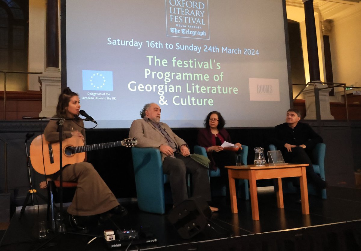 I particularly found Dato's answer to a question from an audience member on whether Georgians should be reading Russian literature very touching. His response was, 'Yes, of course we should be reading Russian literature, because it's simply great literature.'