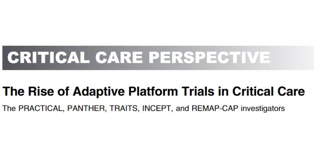 A step into the future of clinical trials, shaped by the critical care community. @PRACPLATFORM @REMAP6 @EdinUni_TRAITS @INCEPTdk @panther_trial @remap_cap @AndersPerner @msh_manu @ecgoligher @efan75 @dfmcauley @srinmurthy99 🔗 bit.ly/3UYrMjF