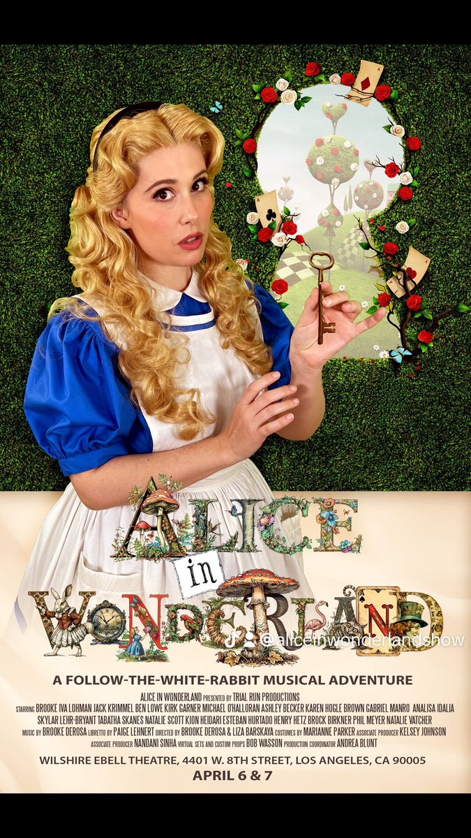 Alice in Wonderland world premiere April 6&7!! ebellofla.org/event/alice-in…