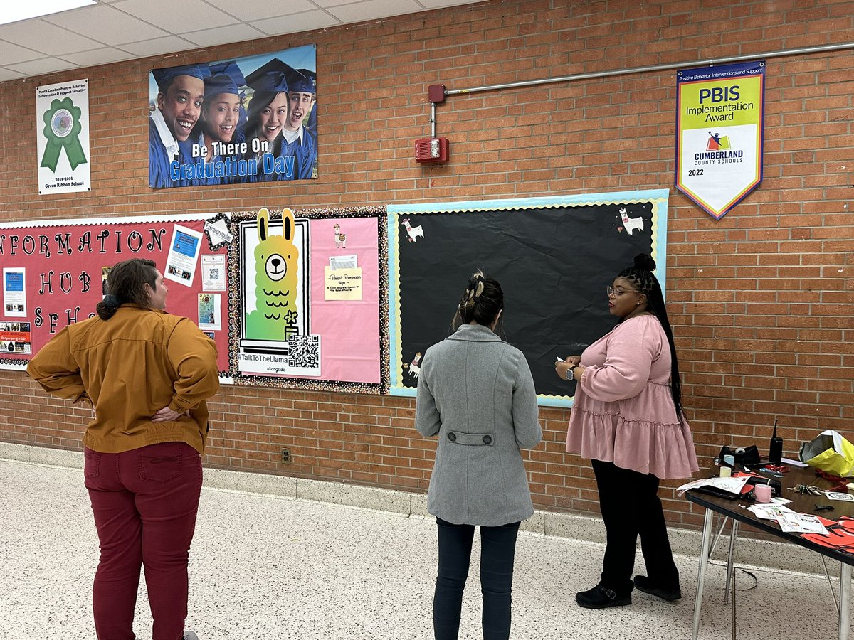 Mrs. Gavin, Ms. Adam’s and Mrs. Wagner were making sure students know about the new AI program to help students with mental health support. It called Alongside.