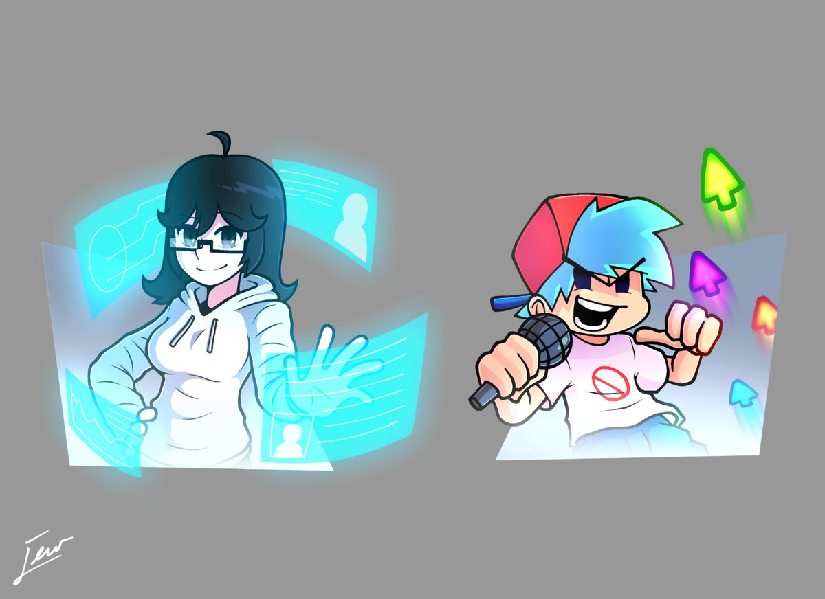 My art in cyber sensation 👀 <a href="/Taeyai_/">✦𝙏𝙖𝙚𝙔𝙖𝙞✦</a> 
#cybersensation
#fnf