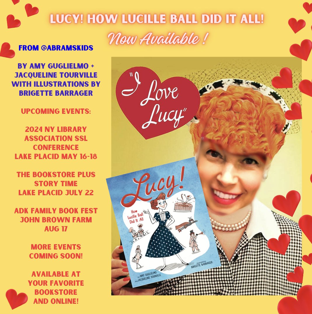 Hooray!!! LUCY! HOW LUCILLE BALL DID IT ALL! is out today! Available wherever books are sold + <a href="/bookstoreplus/">The Bookstore Plus</a> (they will ship anywhere)! #lucy #ilovelucy #lucilleball #WomensHistoryMonth 🥳❤