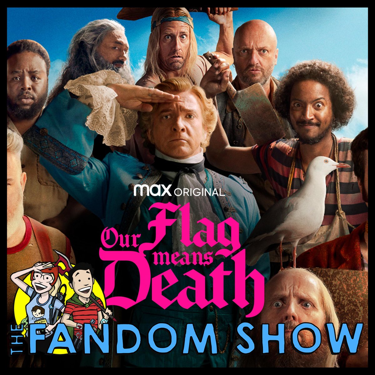 Talk it through as a crew! Today we’re joined by actor, writer and artist, Neta Rose (they/them) to discuss the queer cult phenomena, OUR FLAG MEANS DEATH. 

thefandomshow.com or wherever you get your pods! 

#OFMD #OurFlagMeansDeath #RenewAsACrew #StedeBonnet #Blackbeard