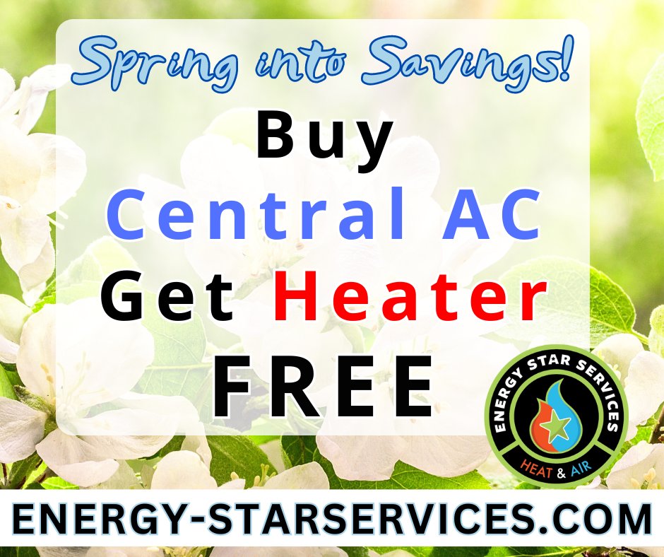 Energy_Star_Svc's tweet photo. Happy First Day Of Spring! Spring into Savings with BOGO FREE. Buy Central AC and Get a Heater FREE! Schedule a FREE ESTIMATE. 215-464-4549 • https://t.co/BWtMDfzHz4 #FirstDayOfSpring #HVAC #HeatandAC #NewAC #HeatingInstall #Feasterville #trevose #PA #buckscounty #MarchMadness https://t.co/5QdMQqGtrP