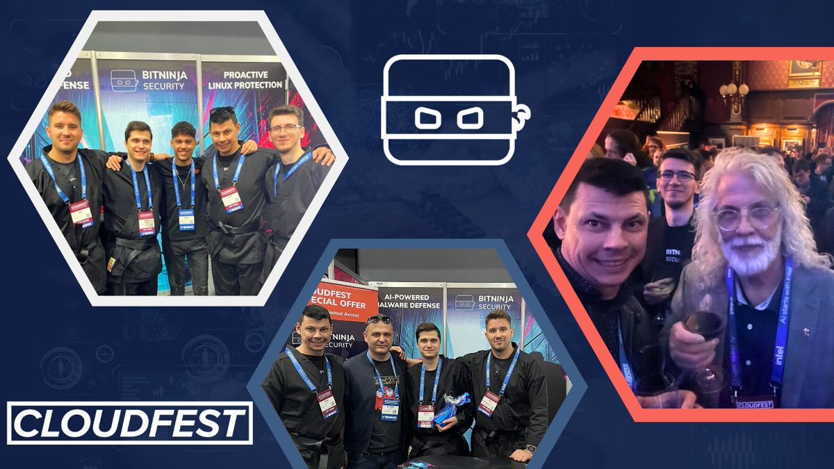 ✨ CloudFest is buzzing, and guess what? Meeting fantastic people is our favorite part! 🎉 
Don’t miss your chance to snap a photo with the Ninjas 🥷📸. Find us at Booth R33! Can't wait to see your smiling faces! 😁 #CloudFest #NinjaPhoto #ServerSecurity #BitNinja