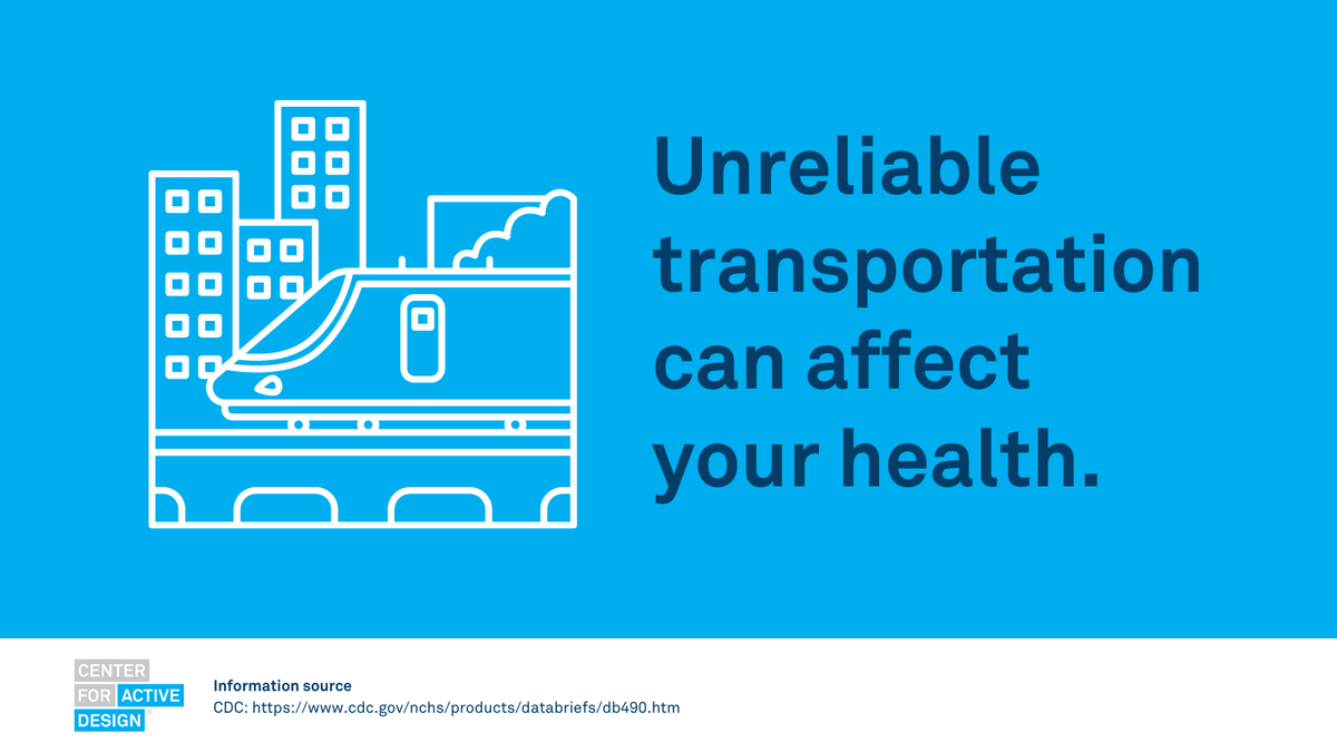 New data from @CDCgov reveals a concerning trend: millions of U.S. adults lack reliable transportation, impacting their ability to access healthcare. @Fitwel addresses this issue head-on with strategies like Incentivizing Transit. Learn more: ow.ly/Jsez50QWOqw