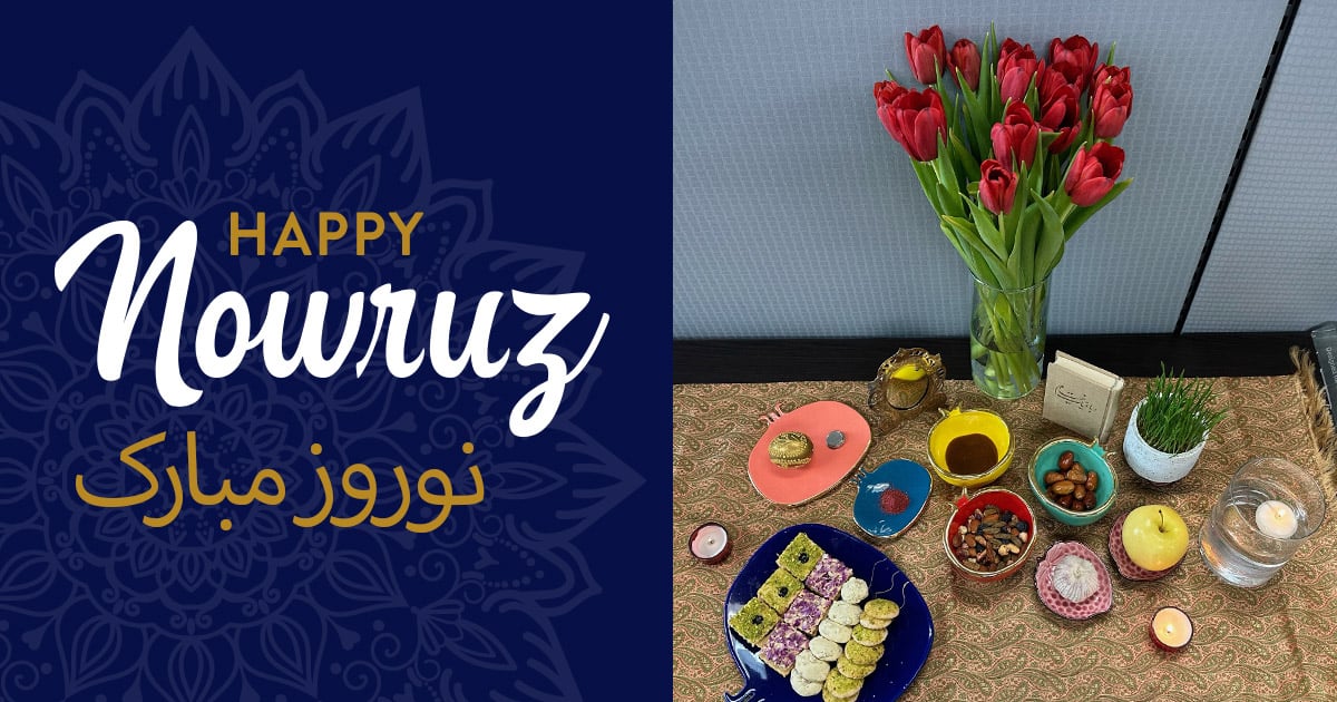 Nowruz Mobarak! Special thanks to Elham and Yasmin for creating a lovely Haft-Seen table at our Vancouver office. Spring has sprung!