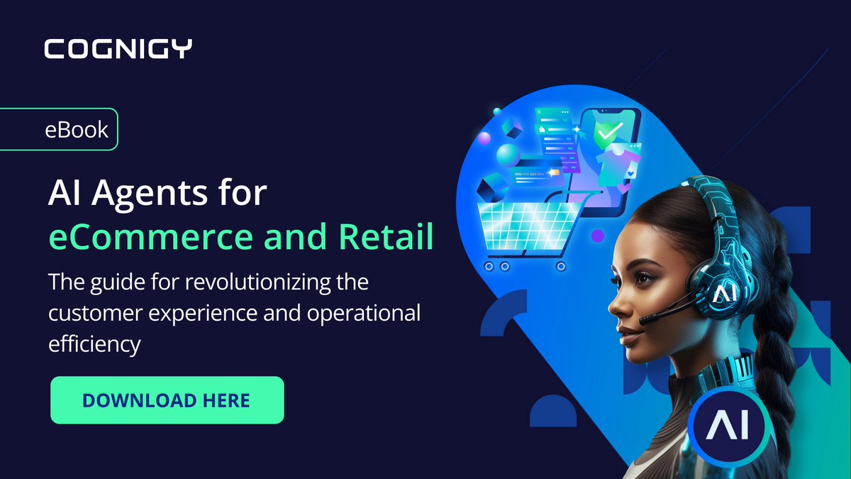 Check out our Latest eBook: 'AI Agents for eCommerce & Retail' 🤖🛍️ Discover how AI Agents are transforming e-commerce and retail, enhancing customer satisfaction and streamlining operations. Download now: hubs.la/Q02p-6ff0 #eCommerce #Retail