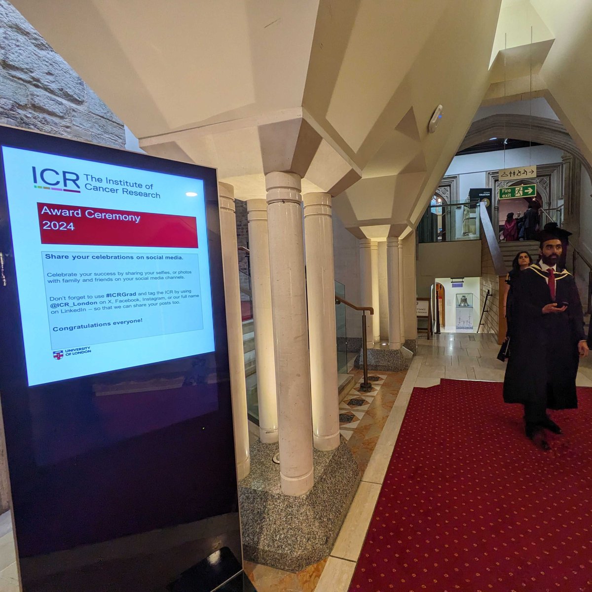 ICR_London's tweet photo. 🎉👏We're excited to celebrate so many incredible people at our graduation and award ceremony!

We'll be celebrating our student graduates, honorary degree recipients, prize winners, and people being made associates and members of the ICR.👩‍🎓👨‍🎓

#ICRGrad #ICRAwards2024 @UoLondon https://t.co/Emi55p1IiW